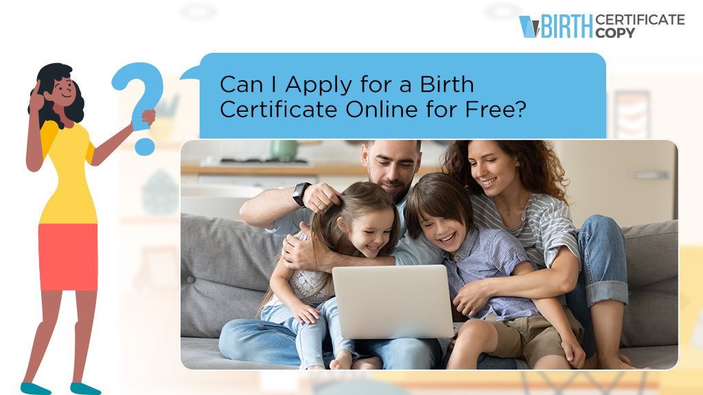 Applying For A Free Birth Certificate Online Birth Certificate Copy